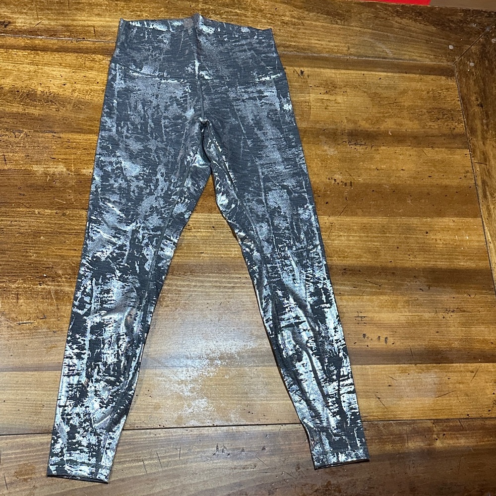 lululemon athletica Gray Patterned Leggings